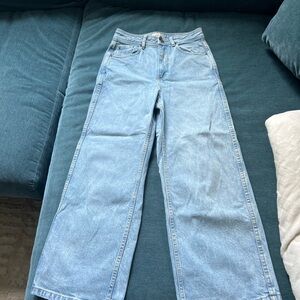 Sezane Light Blue Flare & Wide Leg Jeans